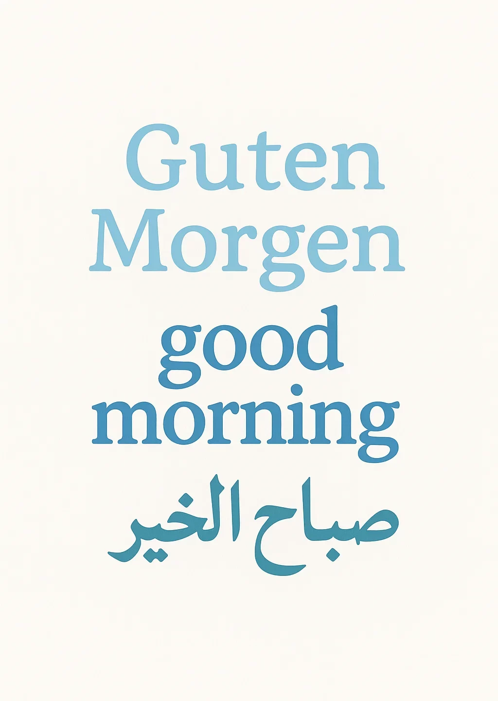 Multilingual Communication